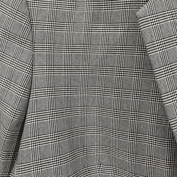 Express Stretch Plaid Gray Blazer - Picture 3 of 5